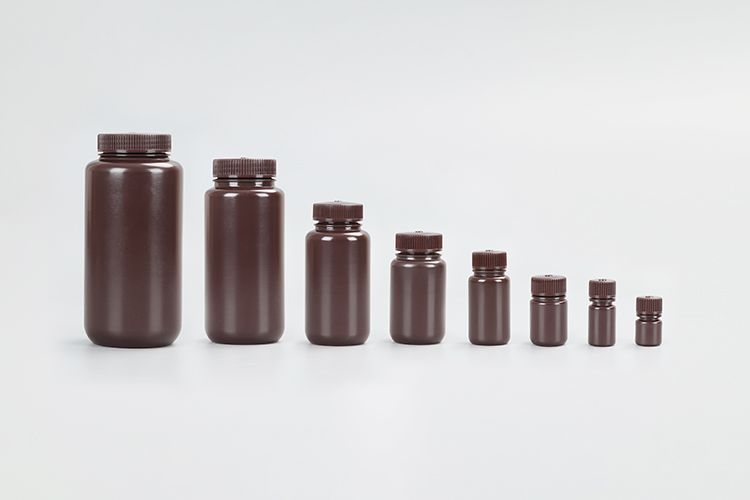 HDPE Bruna reagensflaskor